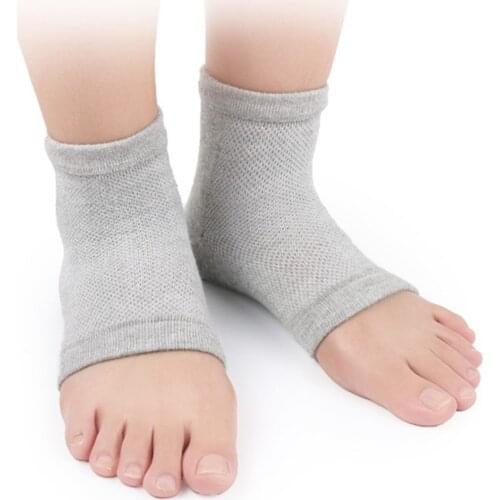 JYTOP 2 Pairs Unisex Heel Gel Socks Moisturizing Spa Sock Foot Care Tools Protector Skin Exfoliating Smooth Anti Dry Cracked