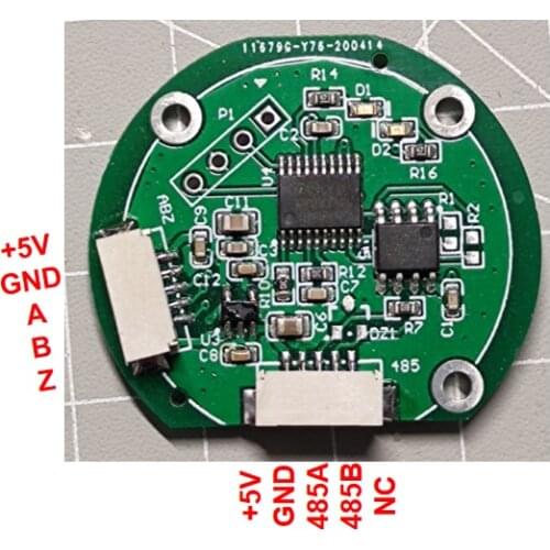 Magnetic Encoder, Angle Sensor, TLE5012, High Precision 15 Bits, RS485, MODBUS Communication