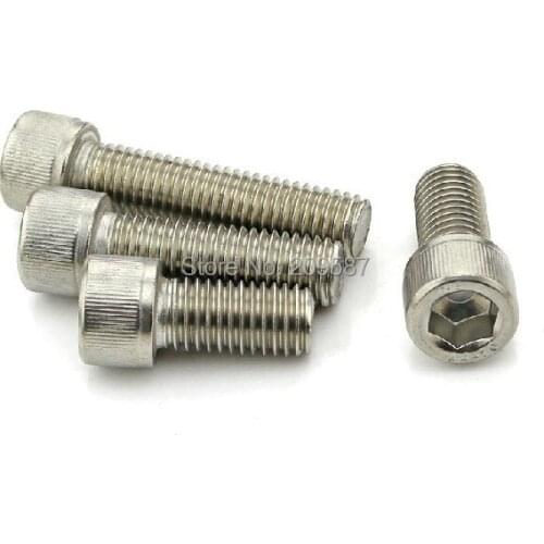 Lot50 Metric Thread M5* 16mm Stainless Steel Hex Socket Bolt Screws