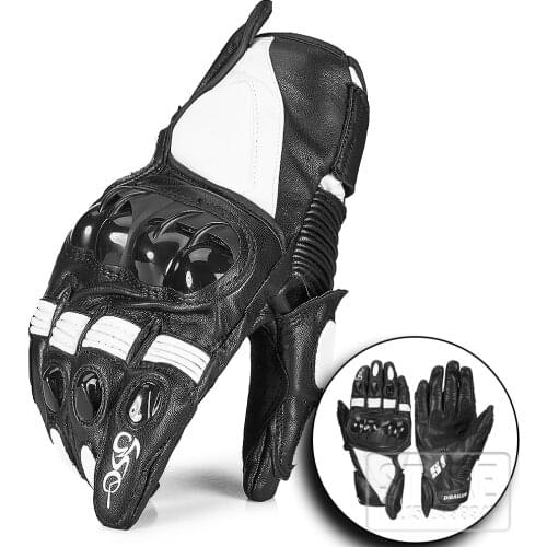 Men Motorcycle Gloves Breathable Leather Touch Screen Mittens Motocross S1 Racing Riding Locomotive Knight Gloves guantes moto