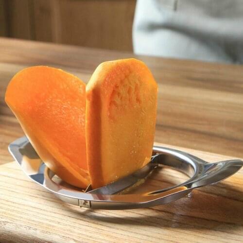 Mango Slicer Stainless Steel Mango Cutters Corer Peeler Mango Peel Knife Slicer Removel Stainless Steel Kitchen Accessories Tool