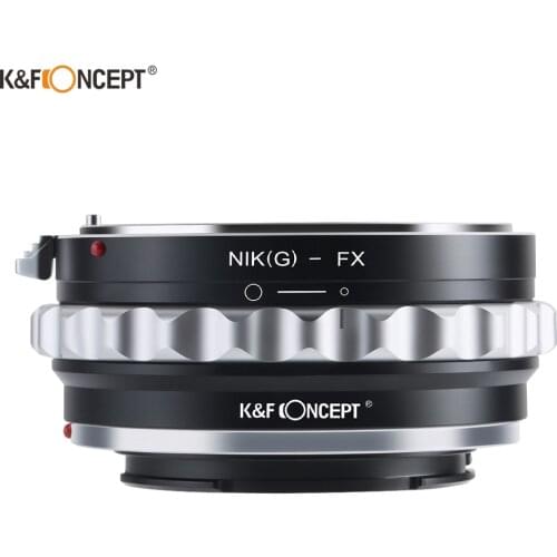 K&F CONCEPT Camera Lens Adapter Ring for Nikon G Mount Lens (to) fit for Fujifilm Fuji FX X-Pro1 X-M1 X-A1 X-E1 Adapter Body