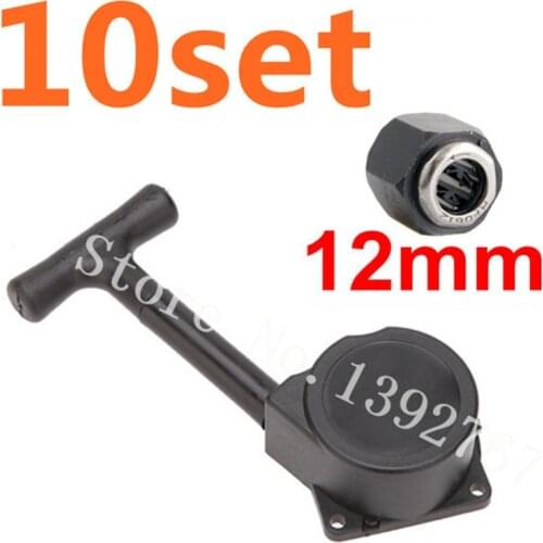 Wholesale 10Set/Lot HSP R020 Pull Starter with R025 Hex-way Bearing 12mm for VX 18 21 SH 18 21 Engine Motor Parts Himoto Redcat