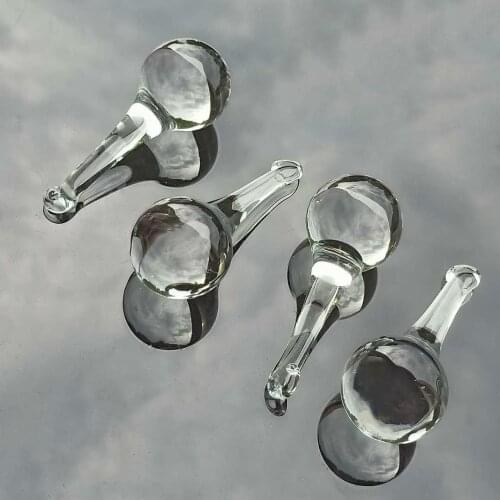 1PC 60MM Clear Water Drop Crystals Pendants DIY Glass Beads Hanging Ornament for Home Decor Chandelier Crystals Accessories