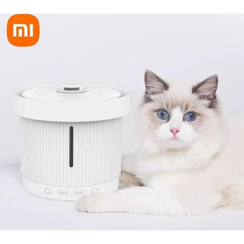 Xiaomi Mijia Cat Pet Water Dispenser Water Purifier 1.88L 5 Layer Filter 360 Degree Open Drinking Tray Animal Drinking Fountain
