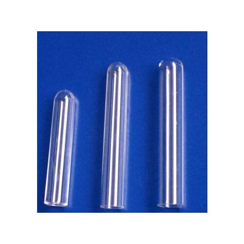 Round bottom clear quartz test tube OD15*length100