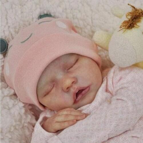 Hoomai 43CM Real Lifelike Twin A Reborn Baby Doll Kit S Very Soft Hands Unpainted Unfinished Parts DIY