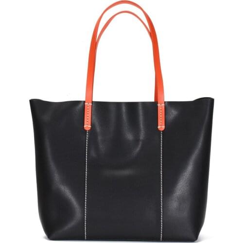 Luxury Soft Genuine Leather Bucket Women Shoulder Bag Natural Leather Casual Female Totes Bag Brand Designer Large Lady Cowhide