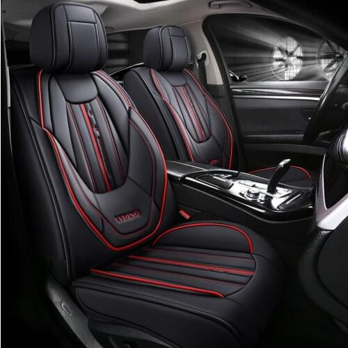 Luxury PU Leather Car Seat Covers For Mercedes Benz W204 W211 W212 W213 A B C G R Sclass Universal Seat cover Interior Cushion