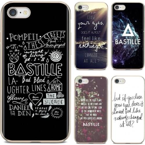 For Xiaomi Mi A1 A2 A3 5X 6X 8 9 9T 10 10T 11 Lite SE Pro BASTILLE LYRIC MUSIC STAR Poster Rainbow Silicone Phone Case
