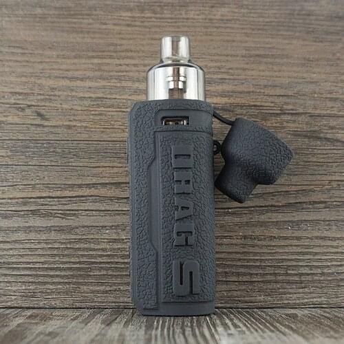 Texture Case for VOOPOO Drag S Pod mod Kit Vape Protective Silicone Skin Sleeve Cover ModShield Wrap gel for Drag S Pod 60W