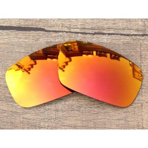 Vonxyz Ruby Mirror Polarized Replacement Lenses for-Oakley Crankshaft Frame