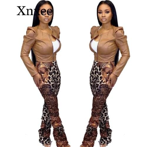 Women Solid Pu Leather Coats Long Sleeve Slim Fit Women Sexy Jacket Solid Autumn Winter Women Coat Streetwear Afrca Style Short