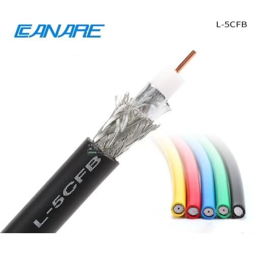 1meter Japan Canare L-5CFB/4CFB/3CFB LV-61S digital video coaxial cable broadcast grade fever HDTV-SDI HD