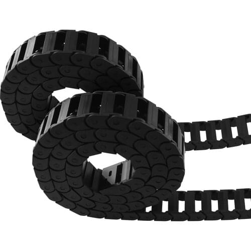 10x15 mm 10*15mm L550mm Cable Drag Chain Wire Carrier With End Connectors For CNC Router Machine Tools 3D Printer Robotic Arm