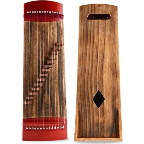 14-String Guzheng Small Guqin Ancient Zither Chinese Traditional Musicial Instruments for Children Adults High Quality Paulownia