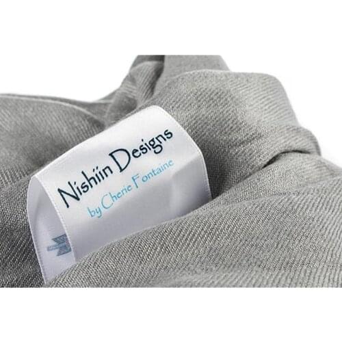 300 High Quality fabric satin sew-in clothing labels Printing logo washing tags With With wash instruction Handmade Care label