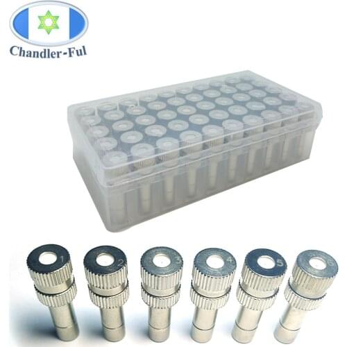 Quick Slip Lock Nozzle 50pcs/Box Misting Nozzles Garden Cooling Irrigation Sprinkler Humidify Watering Landscaping Sprayer