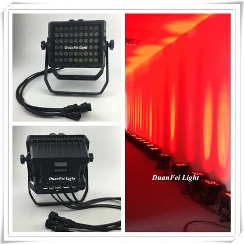 8 pieces Projector led wall light 54x3w led rgbw wall washer dmx outdoor rgbw wall washer led dmx