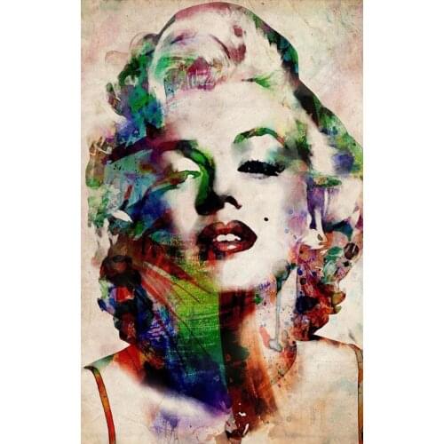 5D New Diy Diamond Painting Cross Stitch Kits Diamond Embroidery Mosaic Resin Drill Rhinestone Crafts Needlework Marilyn Monroe