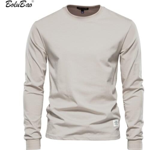 Мужские футболки с длинным рукавом Bolubao China At AliExpress