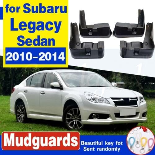 Set Car Mud Flaps For Subaru Legacy Sedan 2010-2014 Mudflaps Splash Guards Mud Flap Mudguards Fender Front Rear Styling 2012