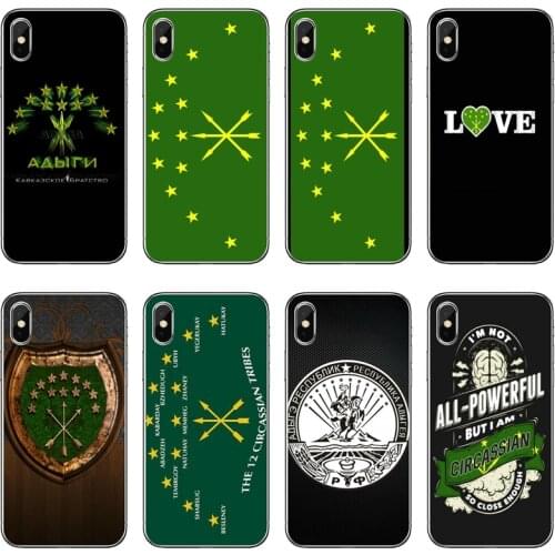 Adygea Natioanl Flag Accessories Phone Case For iPhone 11 Pro XS Max XR X 8 7 6 6S Plus 5 5S SE 4S 4 iPod Touch 5 6