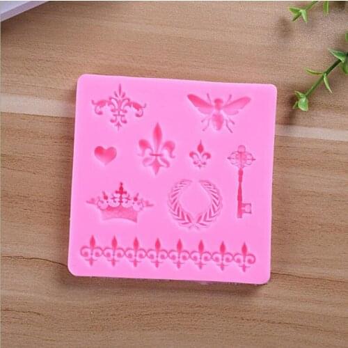 Mold 3D Silicone Vintage Frames Lace Trim Modeling Cake Decoration Mold For Baking Ware Kitchenware Chocolate Mold