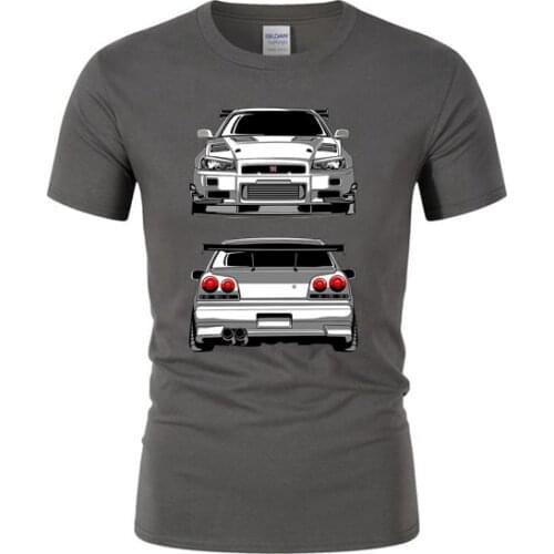 GTR Cars Round Collar Male Nissan GTR T-Shirt 15Color Comfortable Tee Shirts Car T Shirt Tees 3D Print Women Tees TShirt