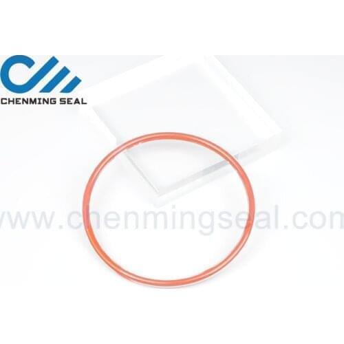 ID16.9*CS1.8 FEP Encapsulated O Rings Red Silicon Rubber Core Clear FEP Jacket 10 Peices A Lot