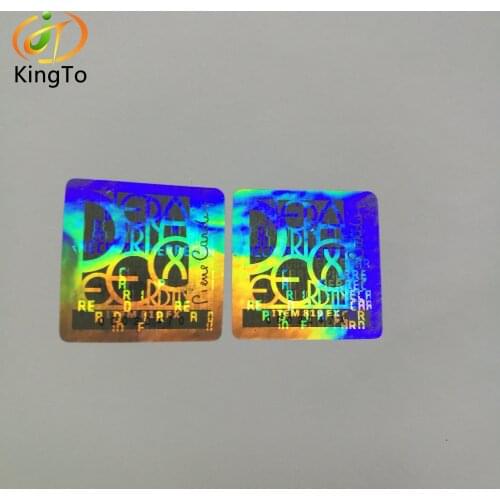 Custom multi-layers anti-counterfeiting security labels hologram sticker