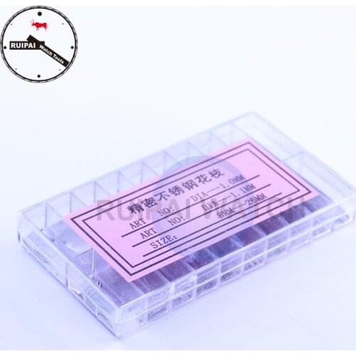 Quality Watchband knurled Bars Solid Pin kit dia 1.0/1.1mm 8mm~26mm Assort Knurled Bars Watches Parts for watchband adjusting