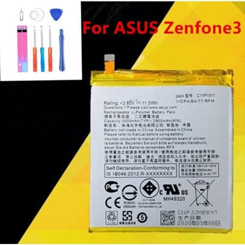NEW C11P1511 2900mAh Battery For Asus ZenFone 3 ZenFone3 ze552kl z012da/e Batteries