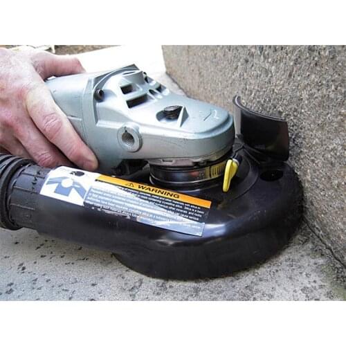 7 inch 7" 180mm Vacuum Grinding Dust Shroud Kit for Angle Grinder Hand Held Grinder Convertible Universal