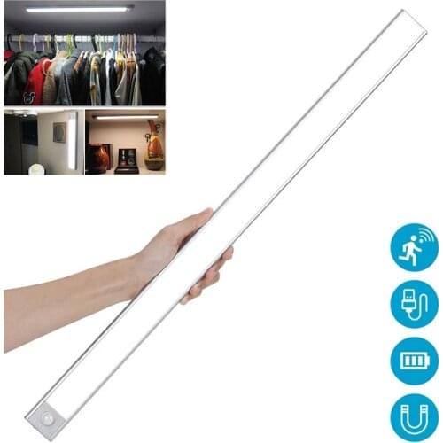 Closet Light Motion Sensor Cabinet Lamp Wardrobe Lights USB Charging Cabinet Lights Lighting Stairs Bathroom Night Light Bedroom