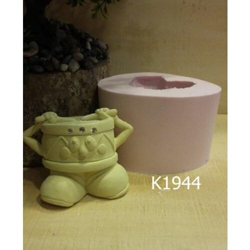 Drum candle silicone mold