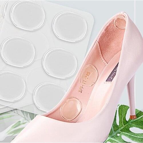 Lady Shoes Liner Sticker Transparent Silicone women High Heel Foot Care Protector Prevent Rub Pain Heel Grips Insole