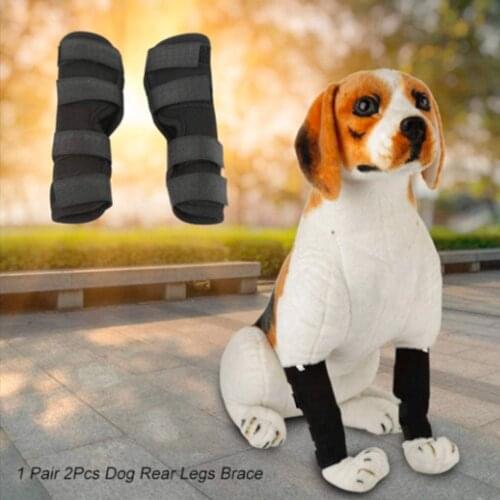 1 Pair Dog Knee Pads Leg Guard Lightweight & Portable Dog Knee Protector Pet Dog Leg Protector Knee Protector Support Shockproof