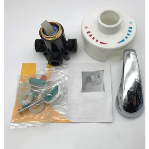 1Pc Bath Shower Faucets Cold and Hot Water Durable Wall Mounted Water Control Valve Mixing Valve Bathroom Faucets