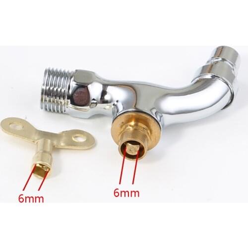 1PC Faucet Switch Key Lock Protector Handle Tap Outdoor Anti-theft Faucets Washing Machine Water Bibcock Inner Diameter 6mm