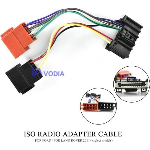 12-140 ISO Radio Adapter for LAND ROVER 2011+ (select models) Wiring Harness Connector Lead Loom Cable Plug