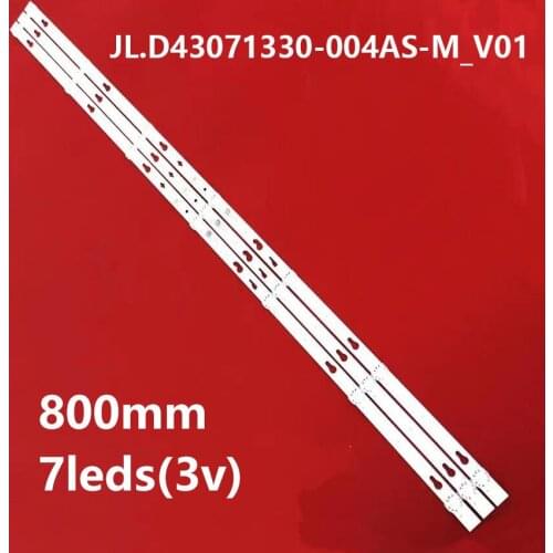 15pcs/lot LED backlight strip for L43M5-5ASP LT-43T510F LVF430LGDX 4C-LB430T-HRC XR3 JFA JL.D43071330-004AS-M_V01