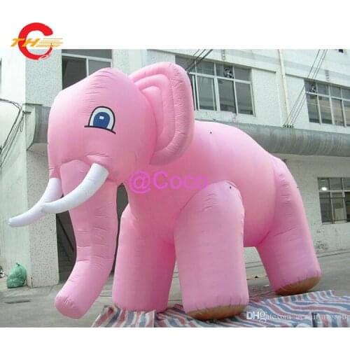 Free air ship to door,3m 10ft Advertising inflatable animal model, inflatable elephant replica, inflatable elephant outdoor
