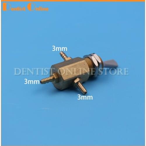Dental Chair Unit Water Transfer Switch Water Adjustor Water Exchange Valve 3mm Copper Connector