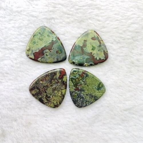 Wholesale 1pcs genuine Blood Stone bead Guritar pick,Natural Stone Crystal Guitar pick,Finger Pick,27x31x2.8mm