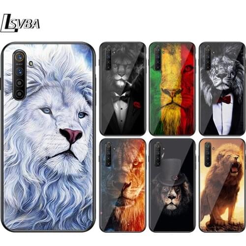 Majestic Animal Lion For OPPO Find X3 X2 F19 F17 RX17 F15 R15X K5 K3 K1 R9S F11 F9 F7 F5 Neo Pro Lite Black Phone Case