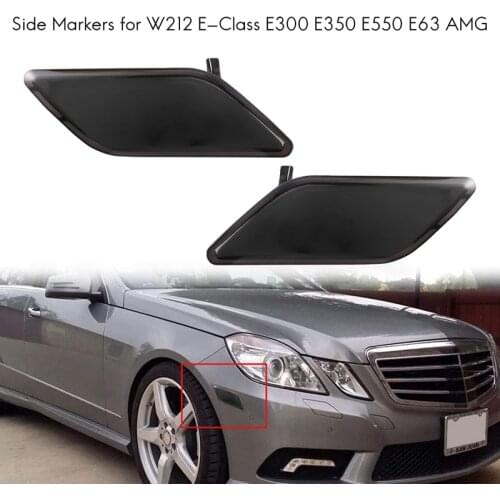 Dynamic Front Bumper Amber Led Side Markers Lights for Benz-Mercedes W212 E-Class E300 E350 E550 E63 AMG A2128200121R/L