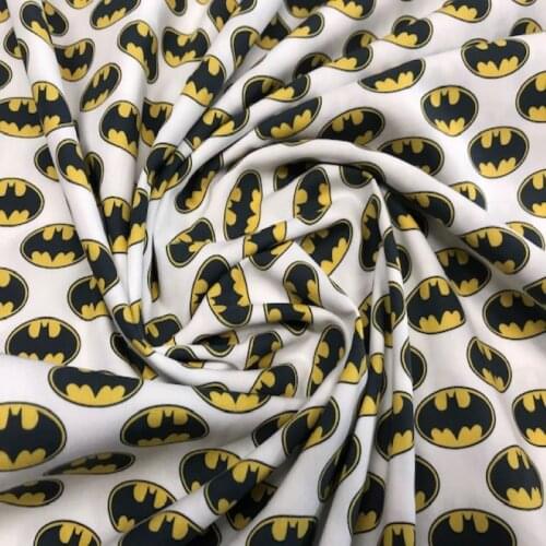 Cotton fabrics, BATMAN fabric, mask making fabric, fabric by meters, childrens fabrics, TEXTILE PERTEX