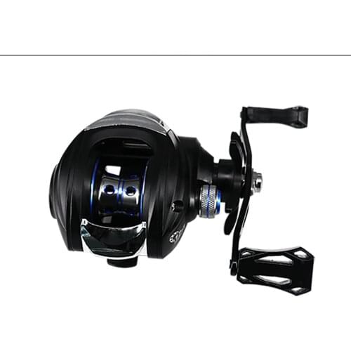 2018 New Waterproof Left / Right Hand Baitcasting Reel Dual Brake System Reel 8KG Max Drag 14+1 BB 7.2:1 High Speed Fishing Reel