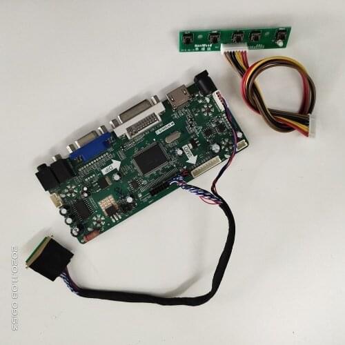 Kit LVDS DVI Panel 1366*768 For LP140WH2-TLL4/ LP140WH2-TLF1 40pin Audio card DIY 14" Controller board Screen LED LCD HDMI VGA